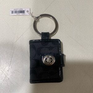 Coach picture key chain